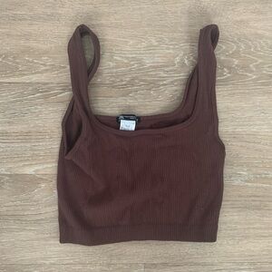Zara Brown Crop Top Size XS-S